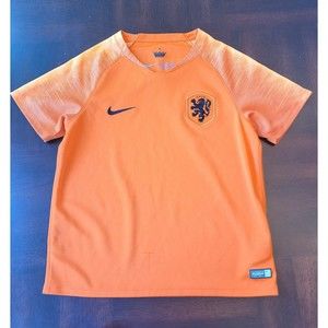 Nike 2018 Netherlands soccer jersey orange boys size XL 7-8 years KNVB Holland
